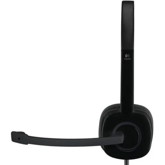 Logitech H151 Stereo Headset Single Jack - Black